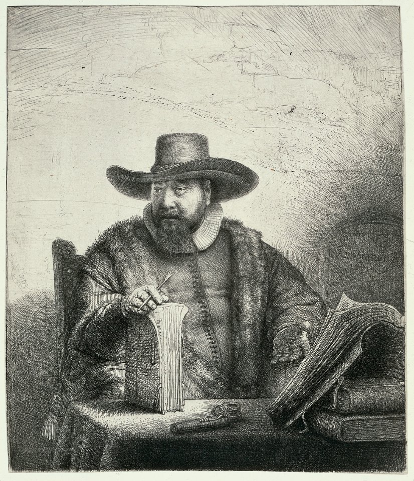Portrait de Cornelis Claesz. Anslo - Rembrandt van Rijn