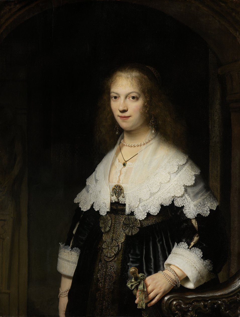Portrait de Maria Trip - Rembrandt van Rijn