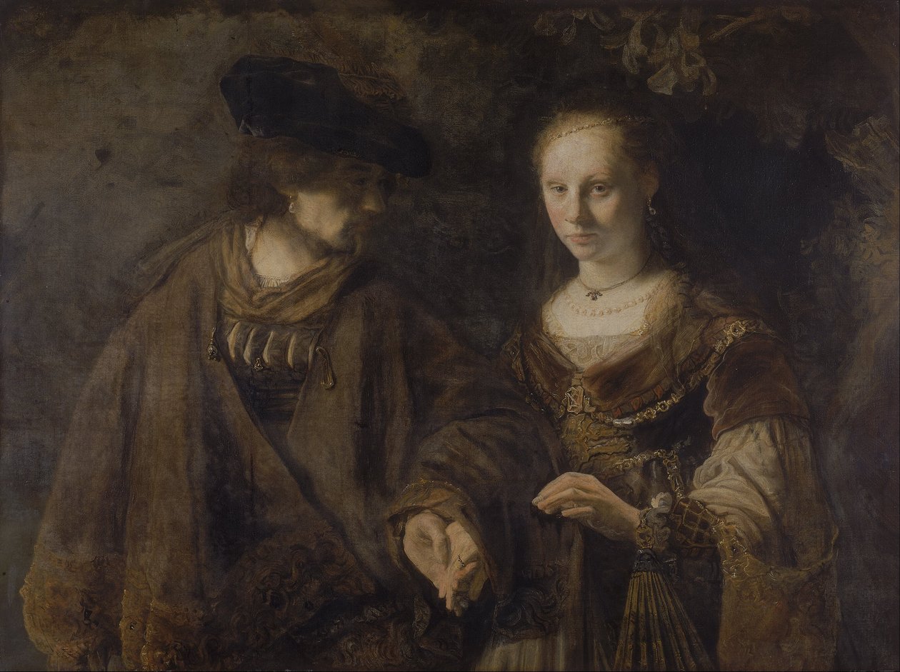 Les Fiançailles - Rembrandt van Rijn