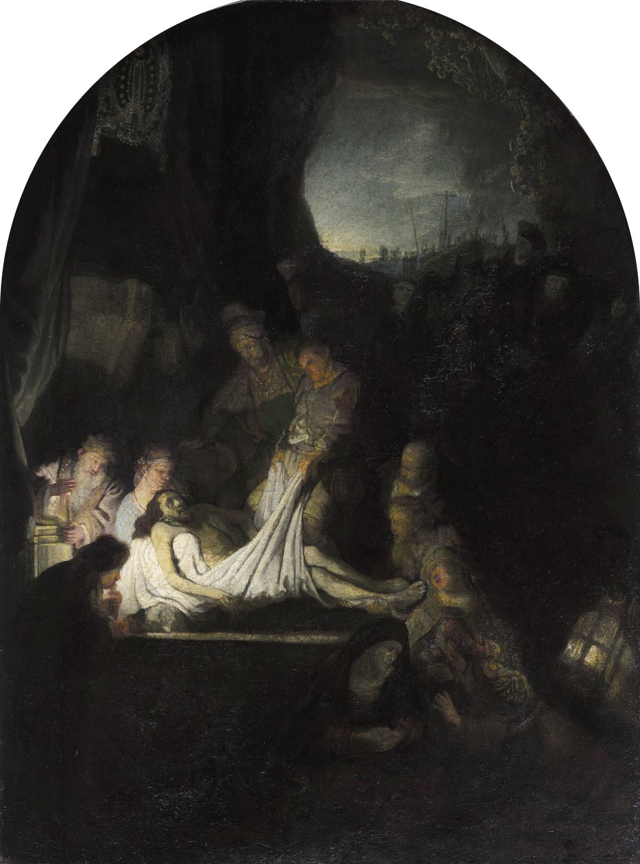 La Mise au tombeau - Rembrandt van Rijn