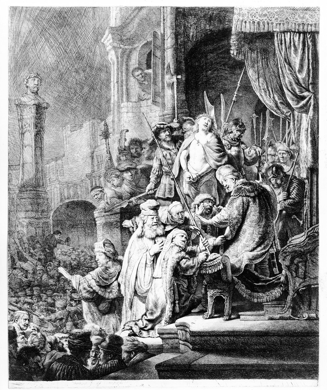 Le Jugement du Christ - Rembrandt van Rijn