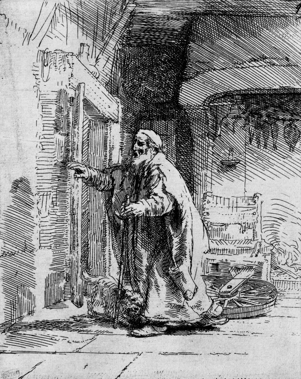 Le vieux Tobit, 1651 - Rembrandt van Rijn