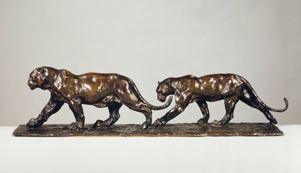 Deux Jaguars - Rembrandt Bugatti