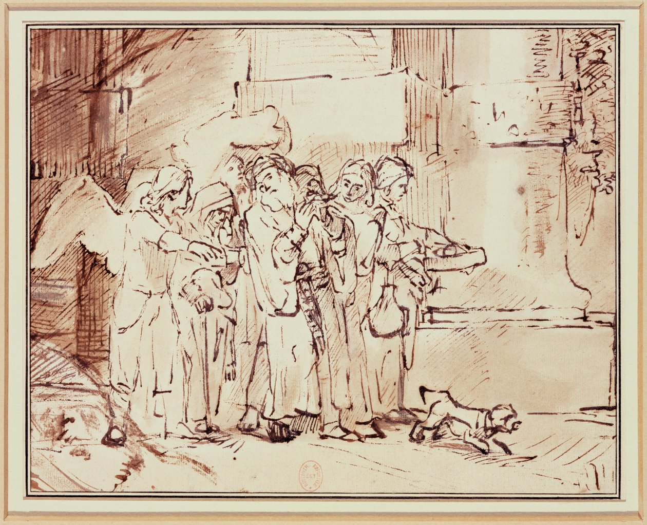 Abraham visité par l