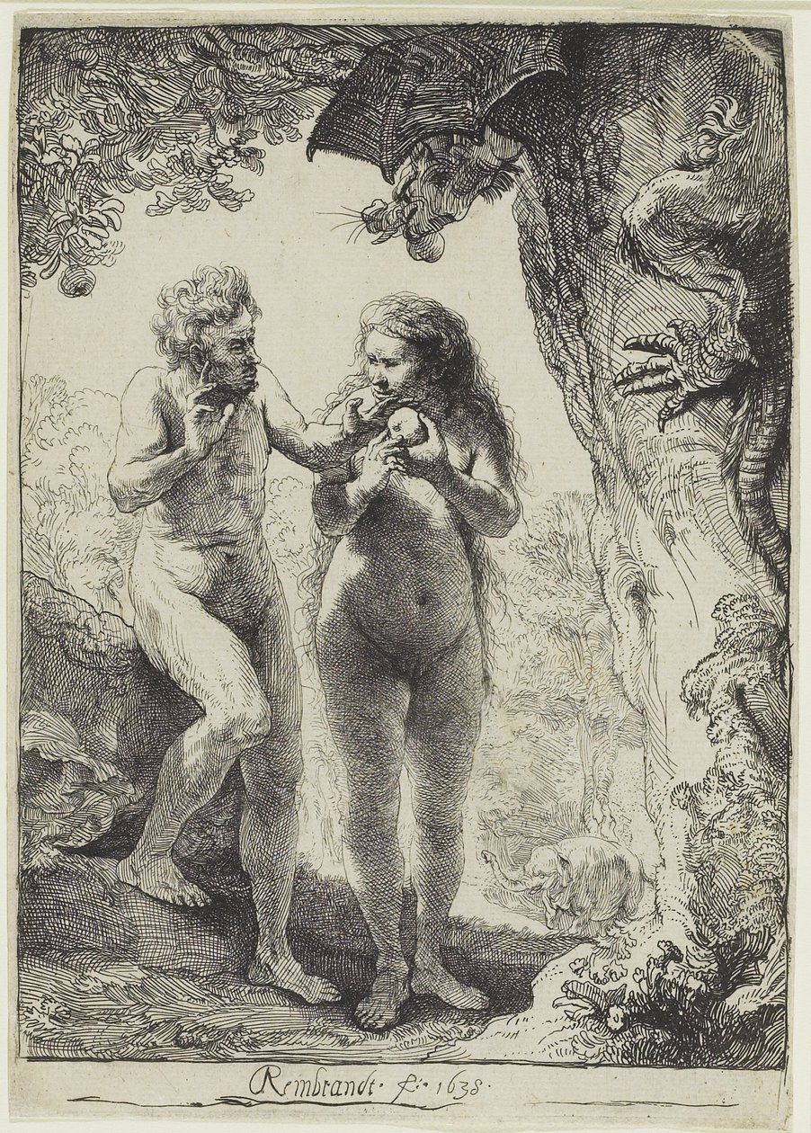 Adam et Ève - Rembrandt van Rijn