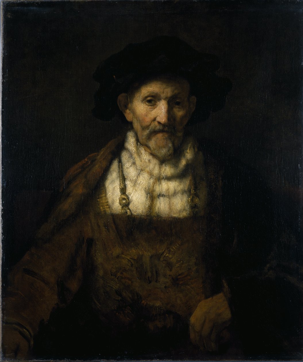 Un vieil homme en costume fantaisiste - Rembrandt Harmensz. van Rijn