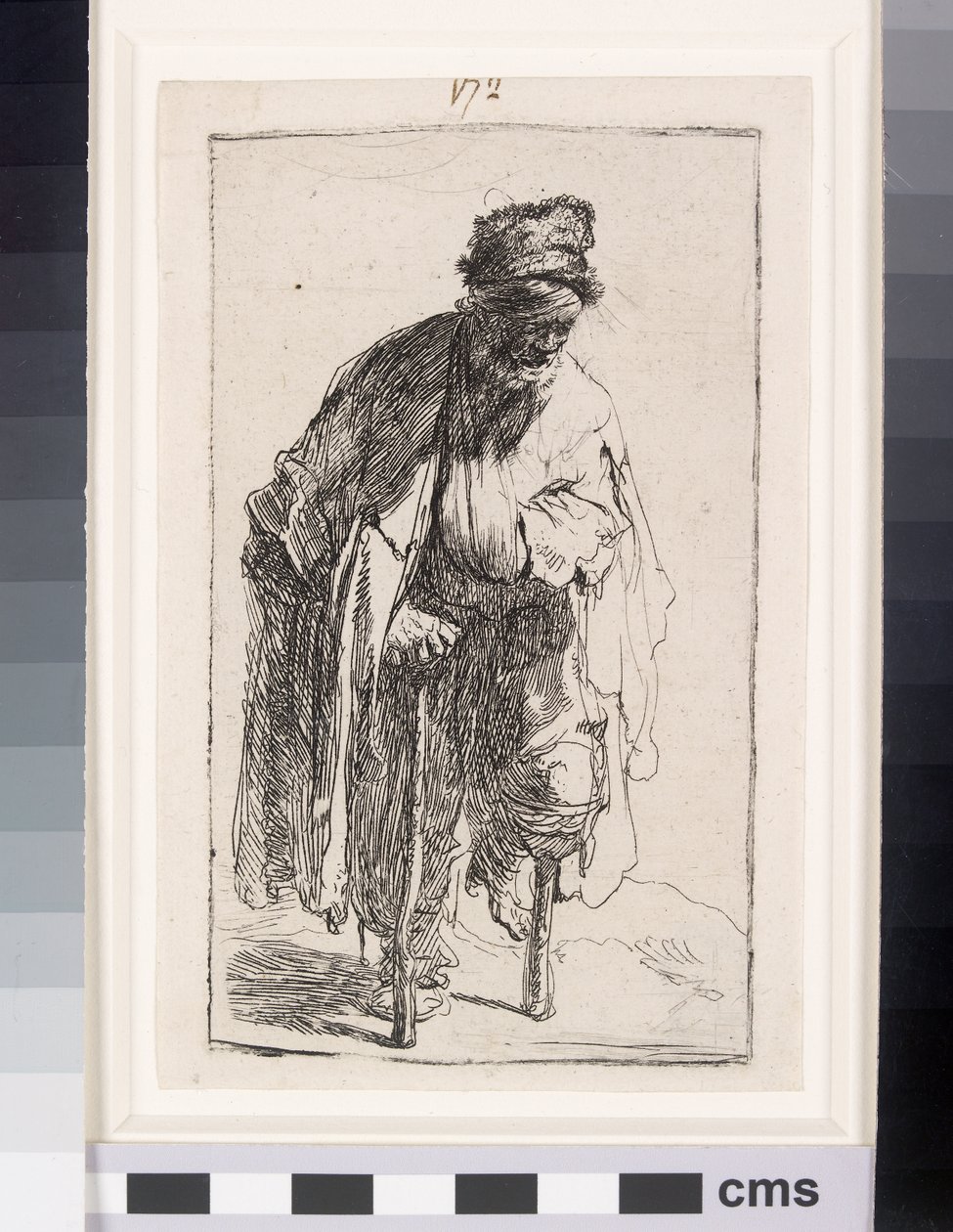 Mendiant avec une jambe de bois, c.1630 - Rembrandt van Rijn