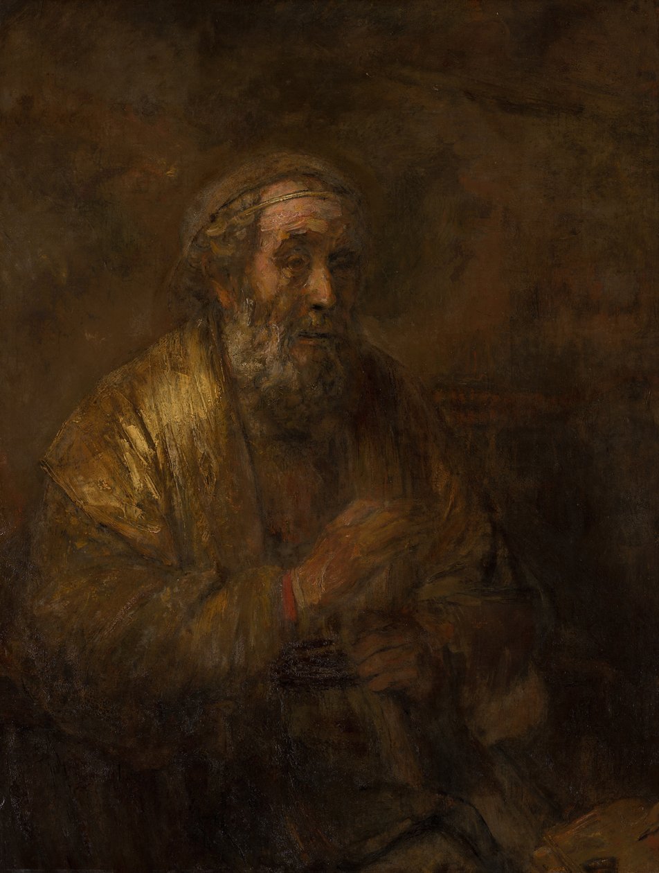 Homère dictant à un clerc - Rembrandt van Rijn
