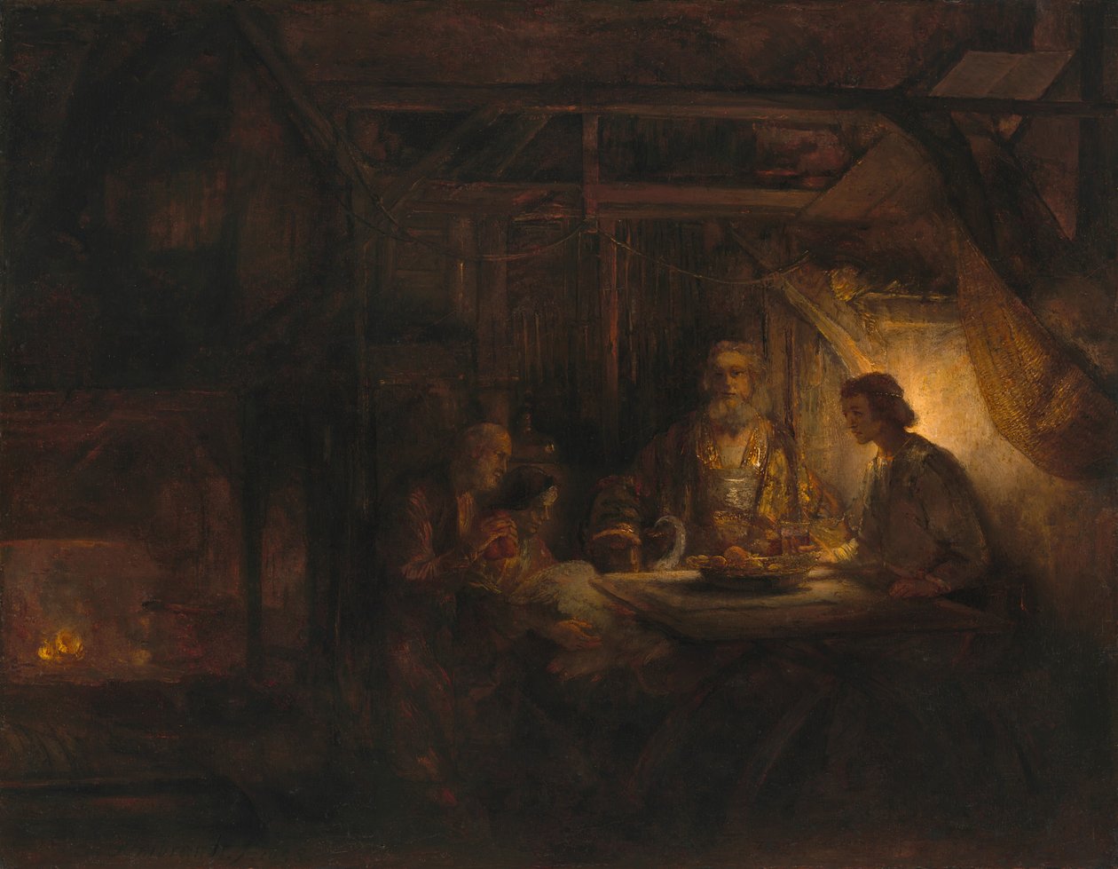 Philémon et Baucis - Rembrandt Harmensz. van Rijn