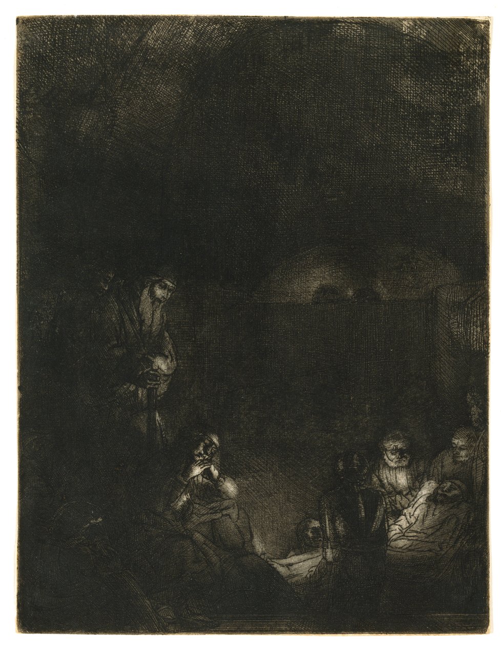 La Mise au tombeau, vers 1654 - Rembrandt Harmensz. van Rijn