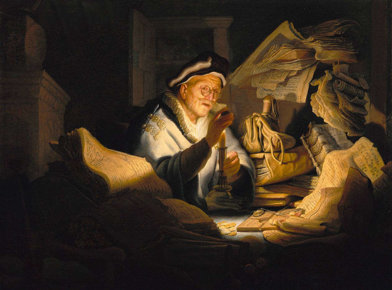La parabole du riche insensé - Rembrandt Harmensz. van Rijn