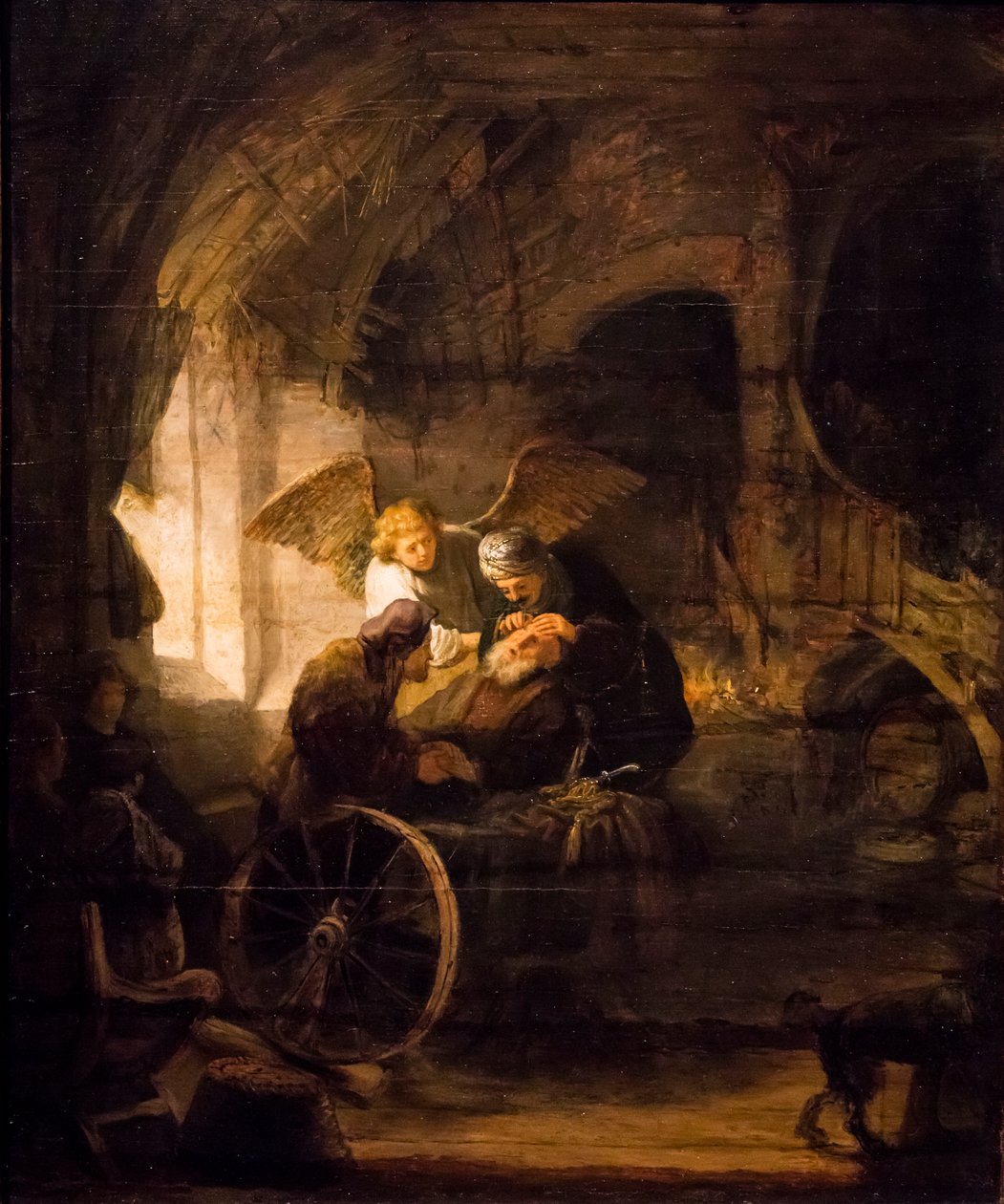 Tobias guérit son père aveugle - Rembrandt Harmensz. van Rijn