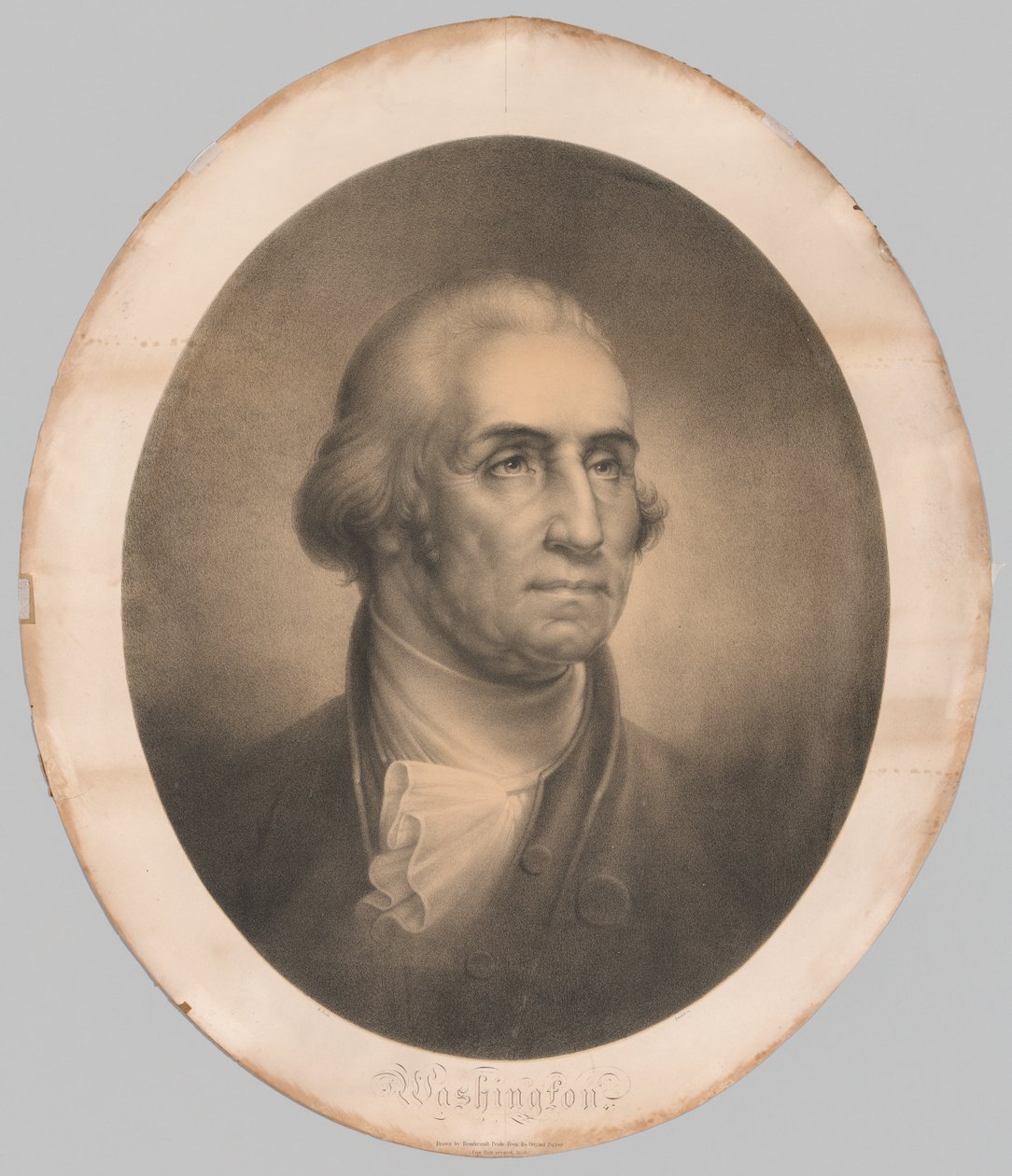 Tête de George Washington - Rembrandt Peale