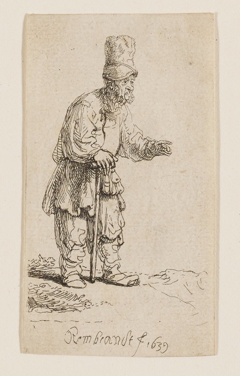 Un paysan coiffé d