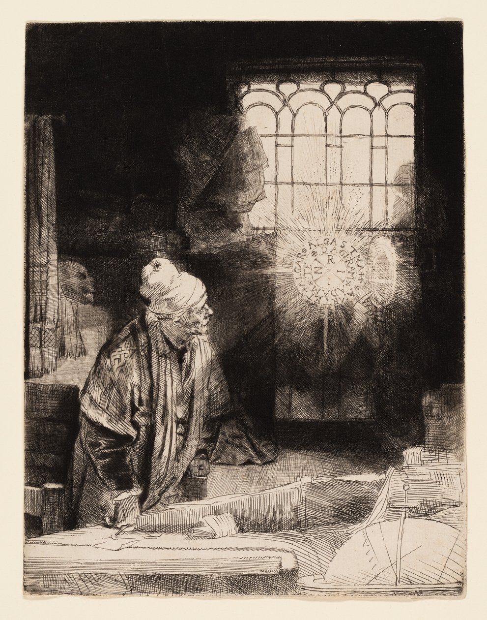 Un érudit dans son étude (Faust) - Rembrandt van Rijn