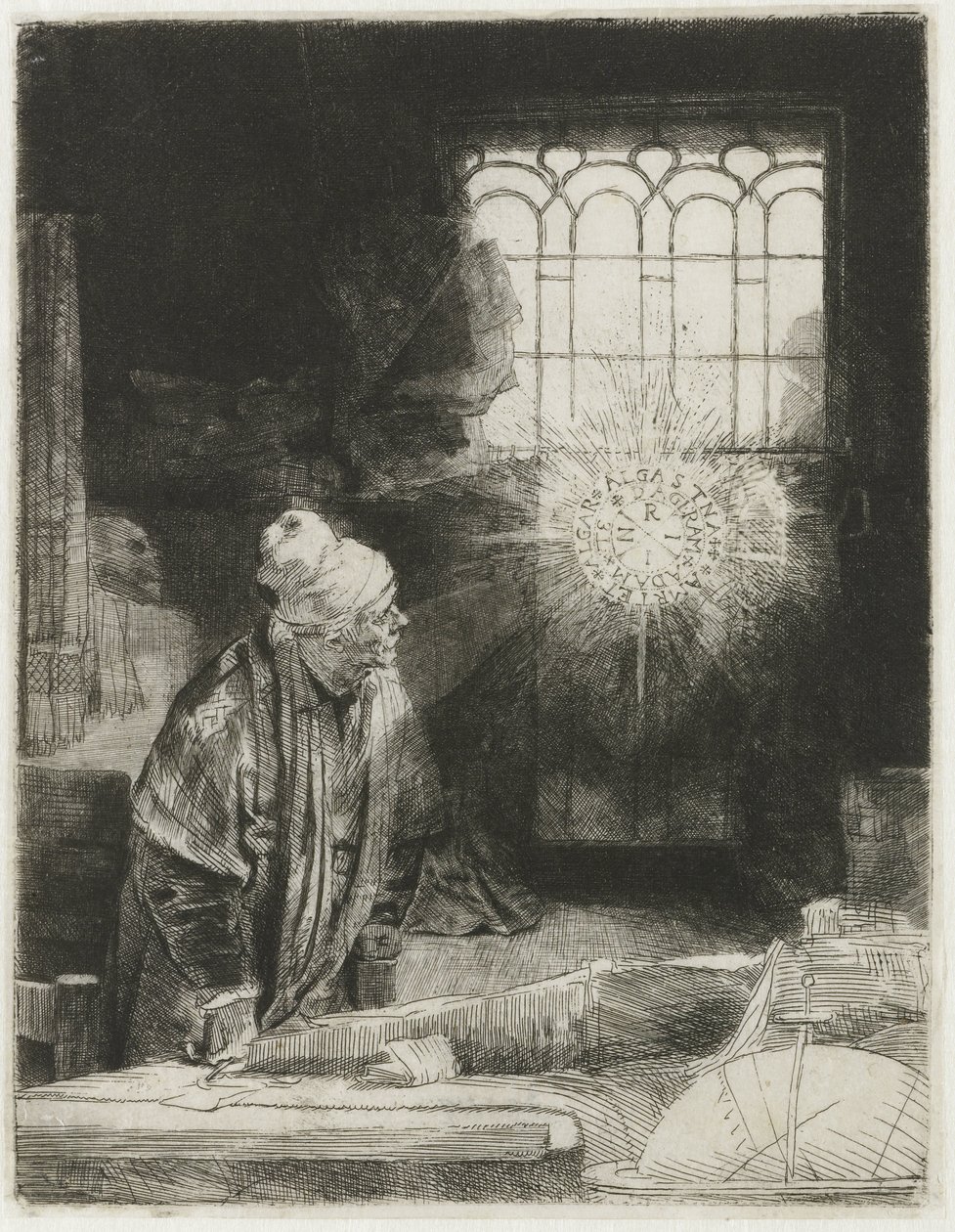 Un érudit dans son étude - Rembrandt van Rijn