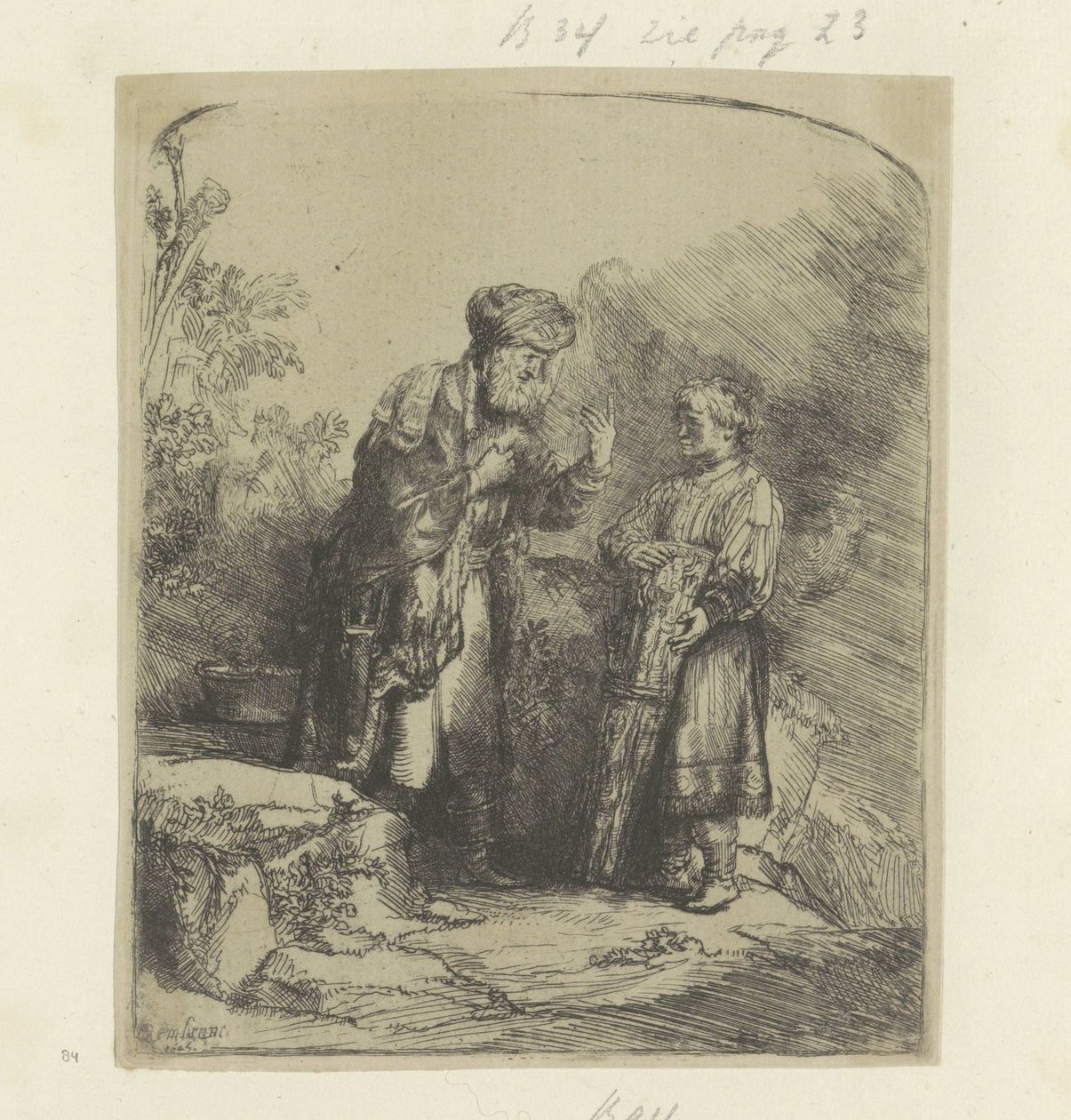 Abraham et Isaac - Rembrandt van Rijn