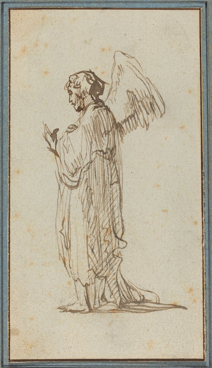 Ange debout - Rembrandt van Rijn