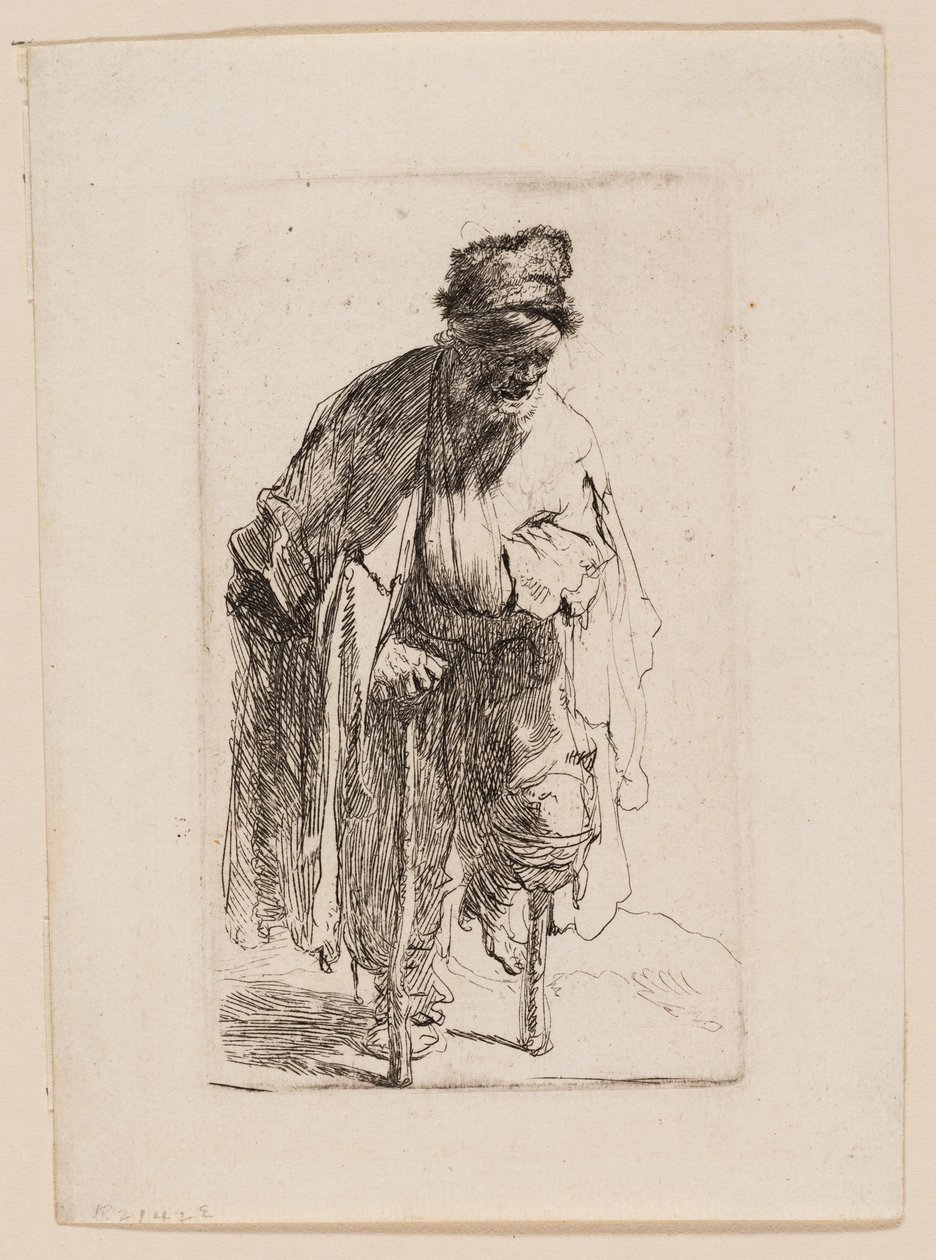 Mendiant avec une Jambe de Bois - Rembrandt van Rijn