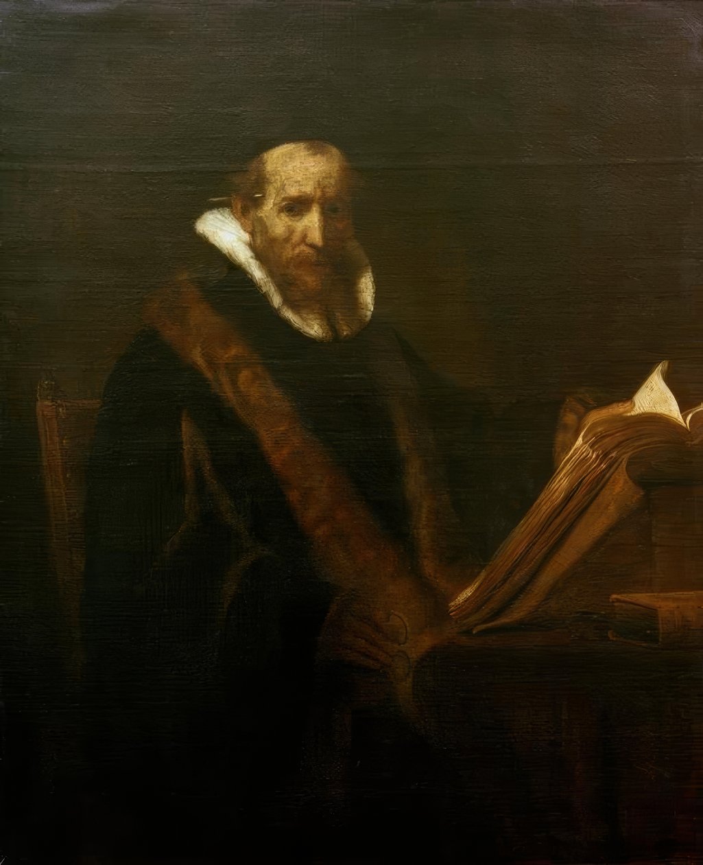 Portrait de Johannes Cornelisz. Sylvius (?) - Rembrandt van Rijn
