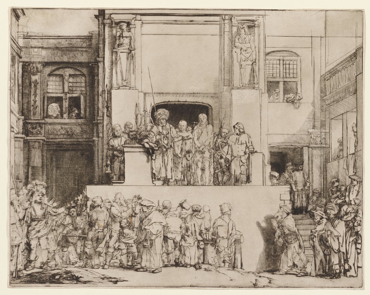Le Christ présenté au peuple (Ecce Homo) - Rembrandt van Rijn