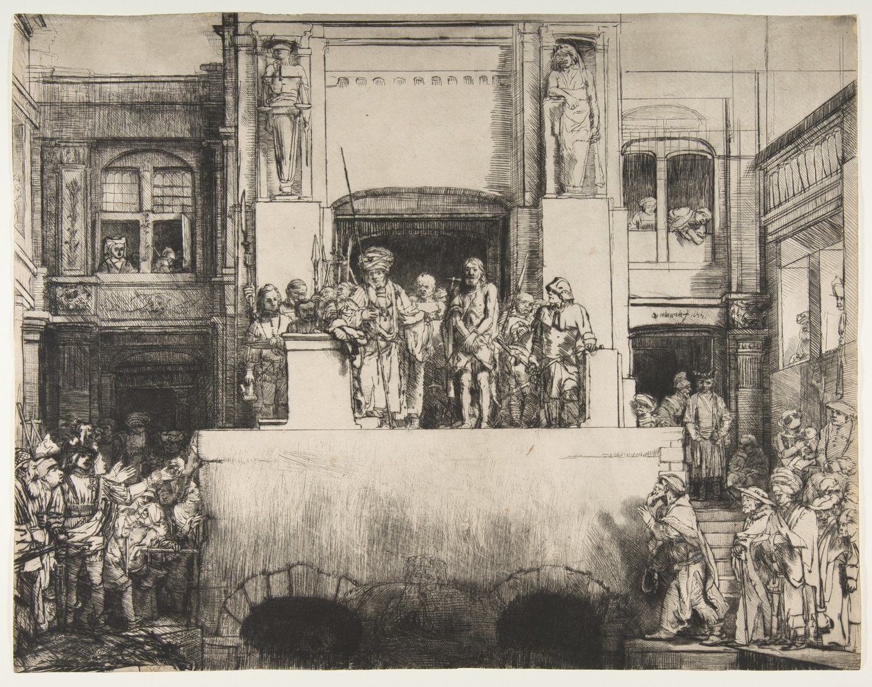 Le Christ présenté au peuple, 1655 - Rembrandt van Rijn