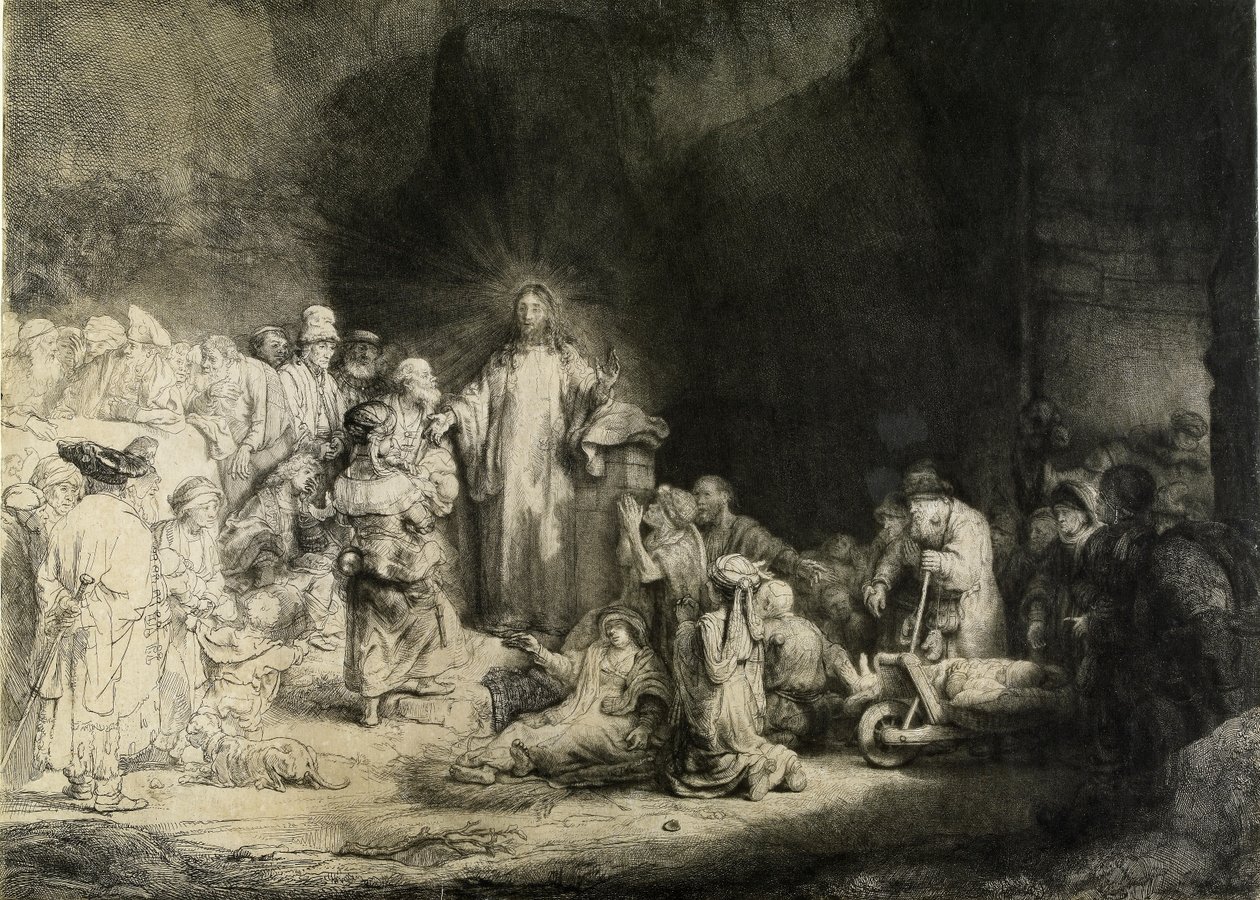 Christ guérissant les malades : l