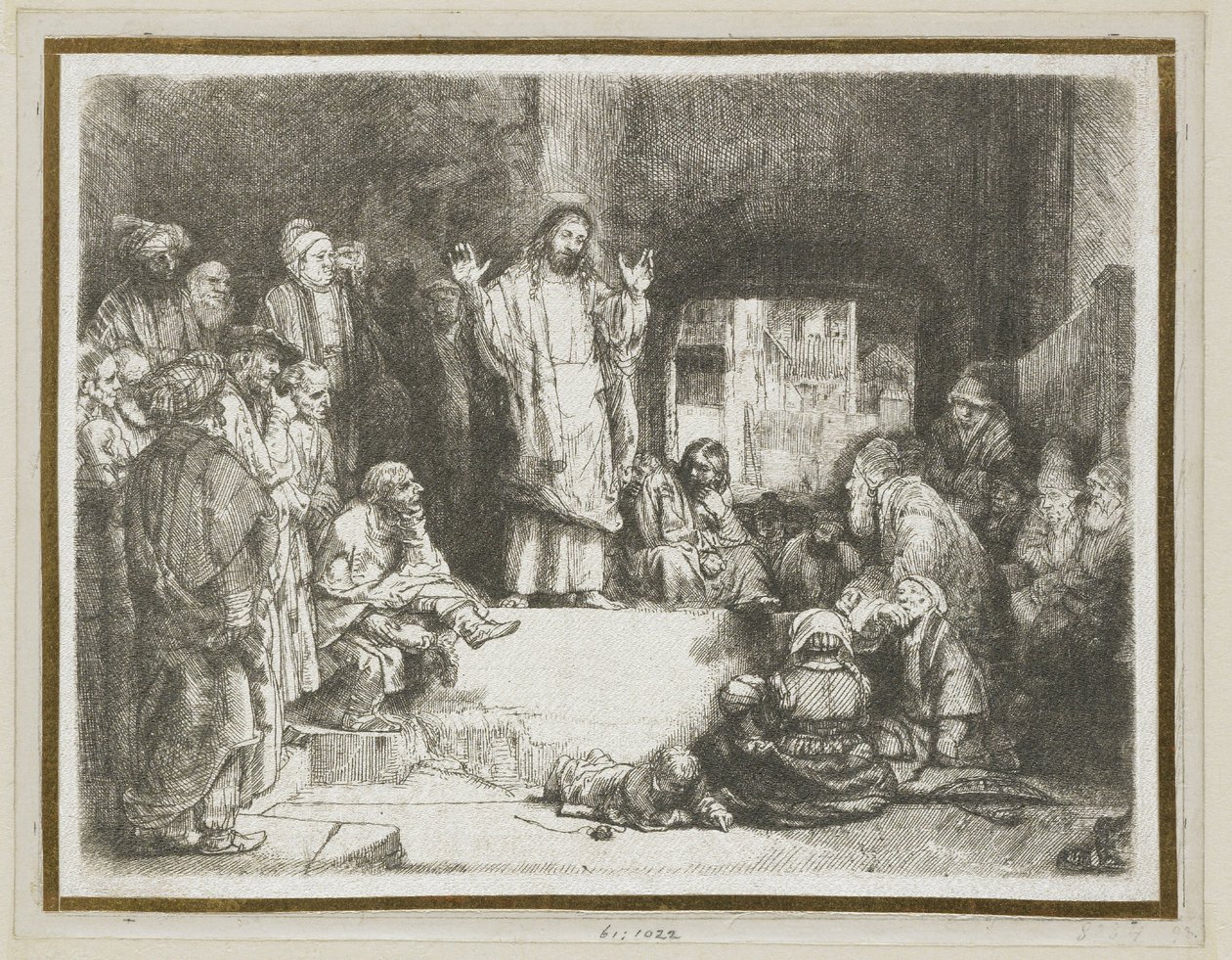 Christ preaching (