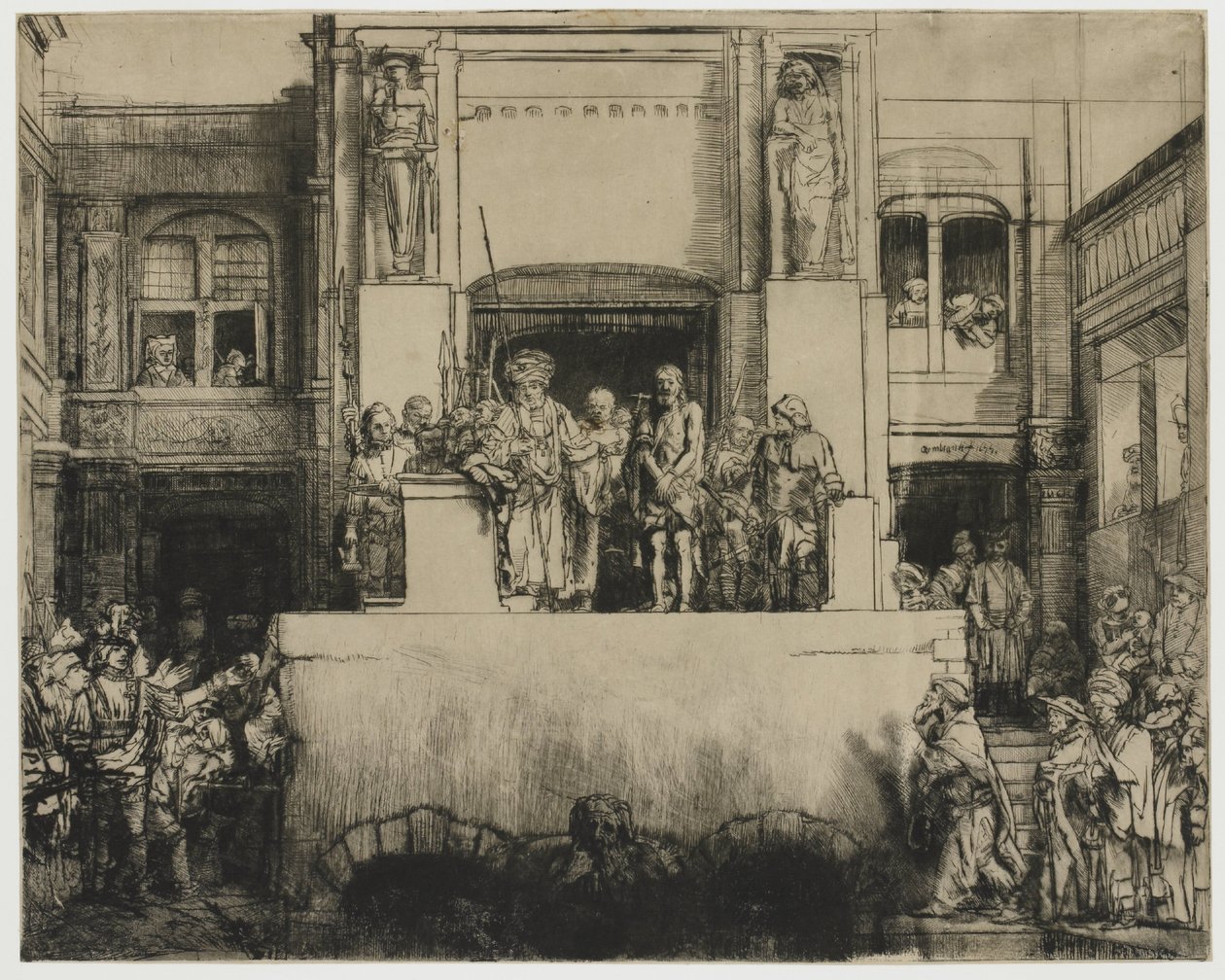 Le Christ présenté au peuple (Ecce Homo) - Rembrandt van Rijn
