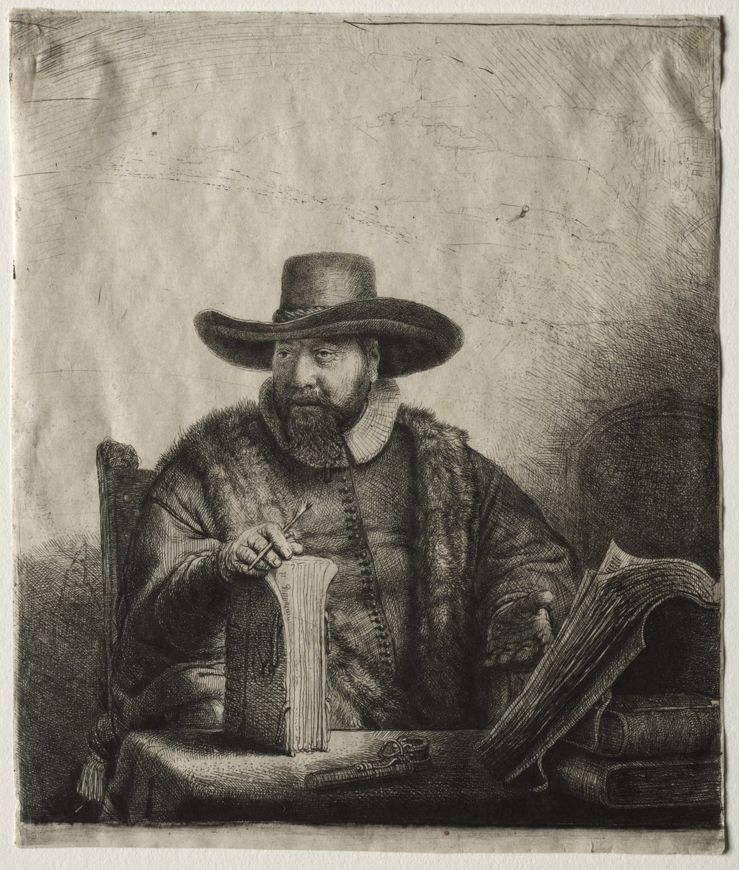 Cornelis Claesz Anslo, prédicateur mennonite - Rembrandt van Rijn