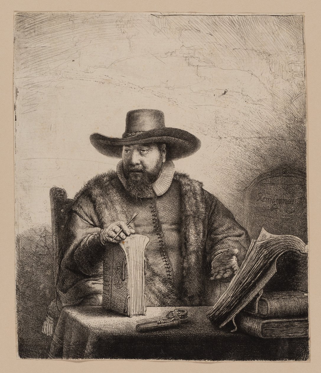 Cornelis Claesz. Anslo, prédicateur - Rembrandt van Rijn