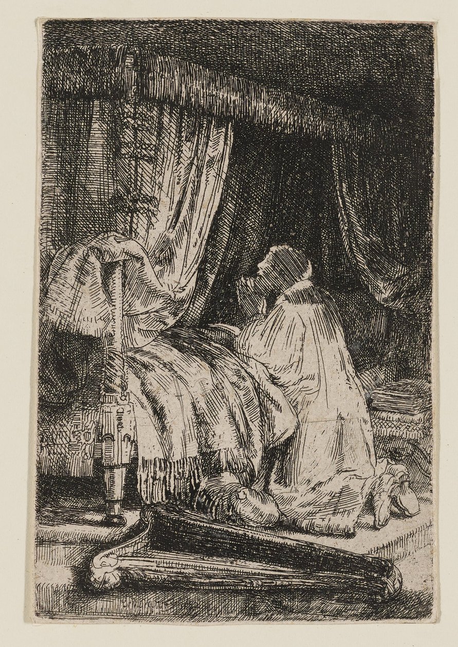 David en prière - Rembrandt van Rijn