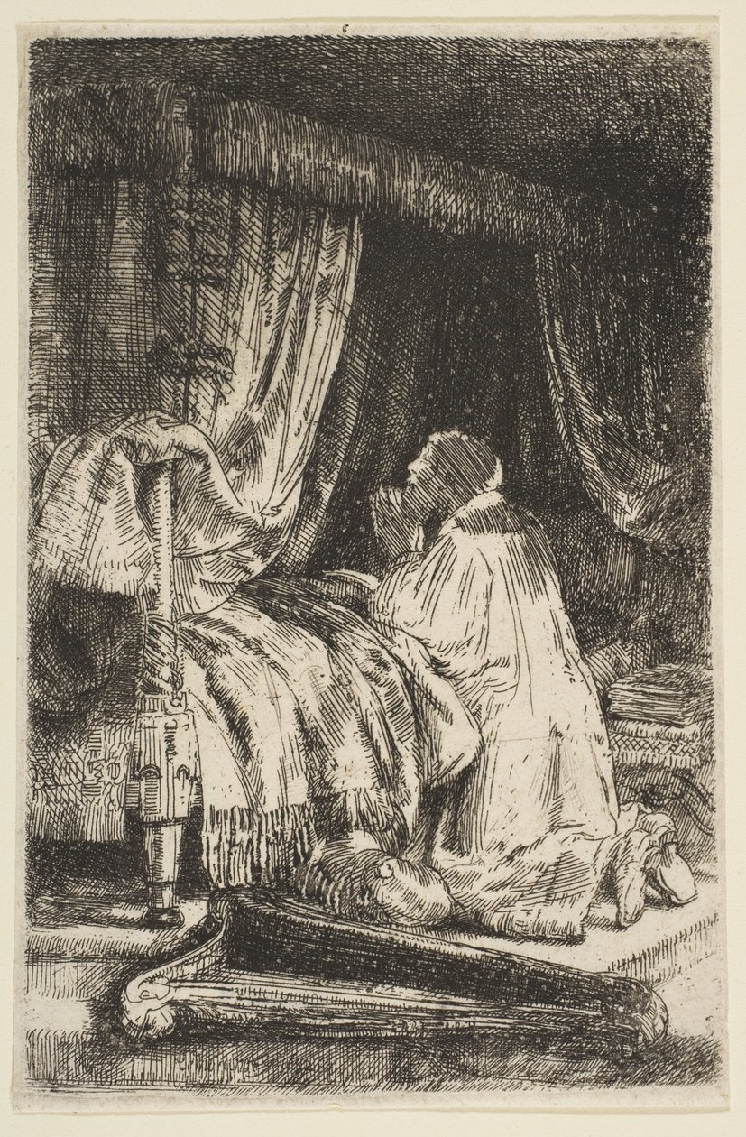 David en prière - Rembrandt van Rijn