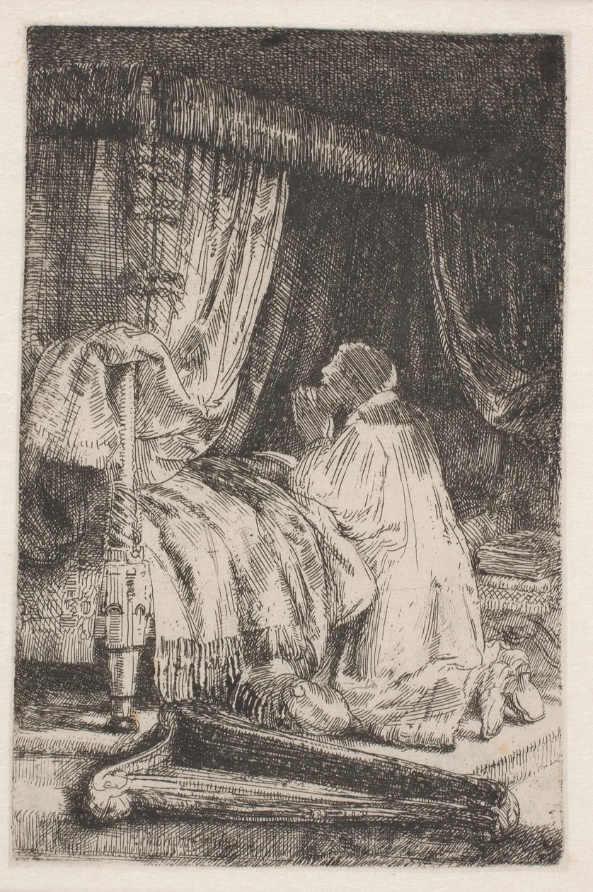 David en prière - Rembrandt van Rijn