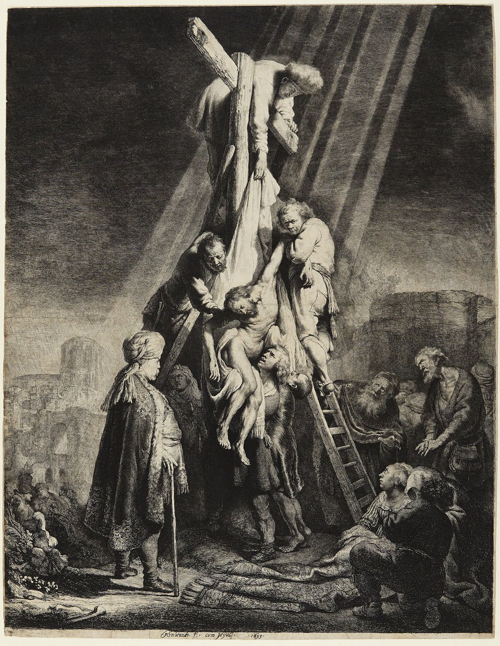 La Descente de croix - Rembrandt van Rijn