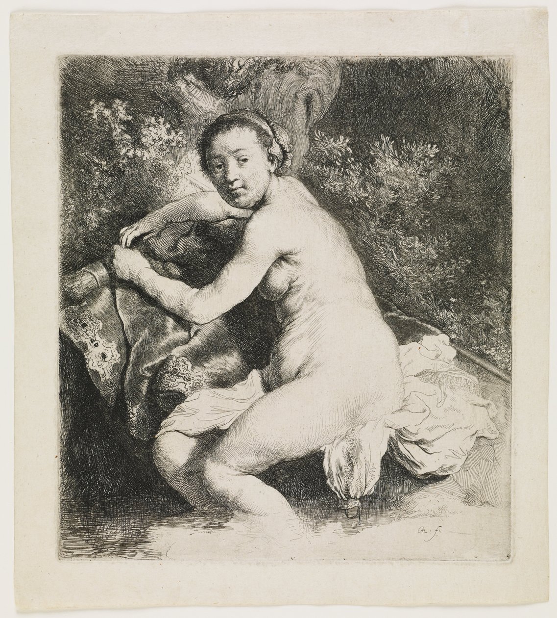 Diana au bain - Rembrandt van Rijn