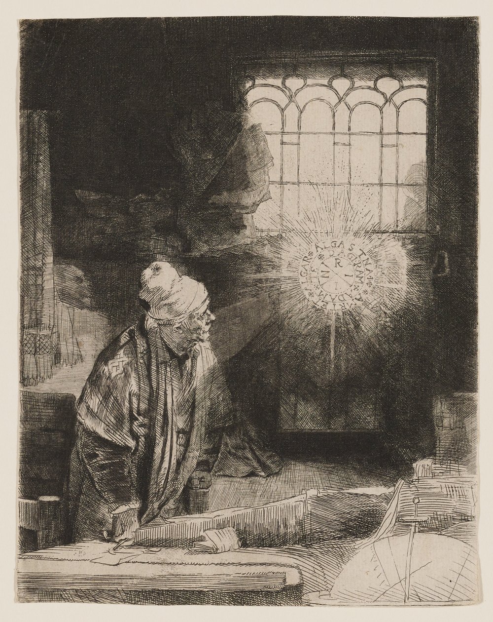 Faust (Le savant dans son cabinet de travail) - Rembrandt van Rijn