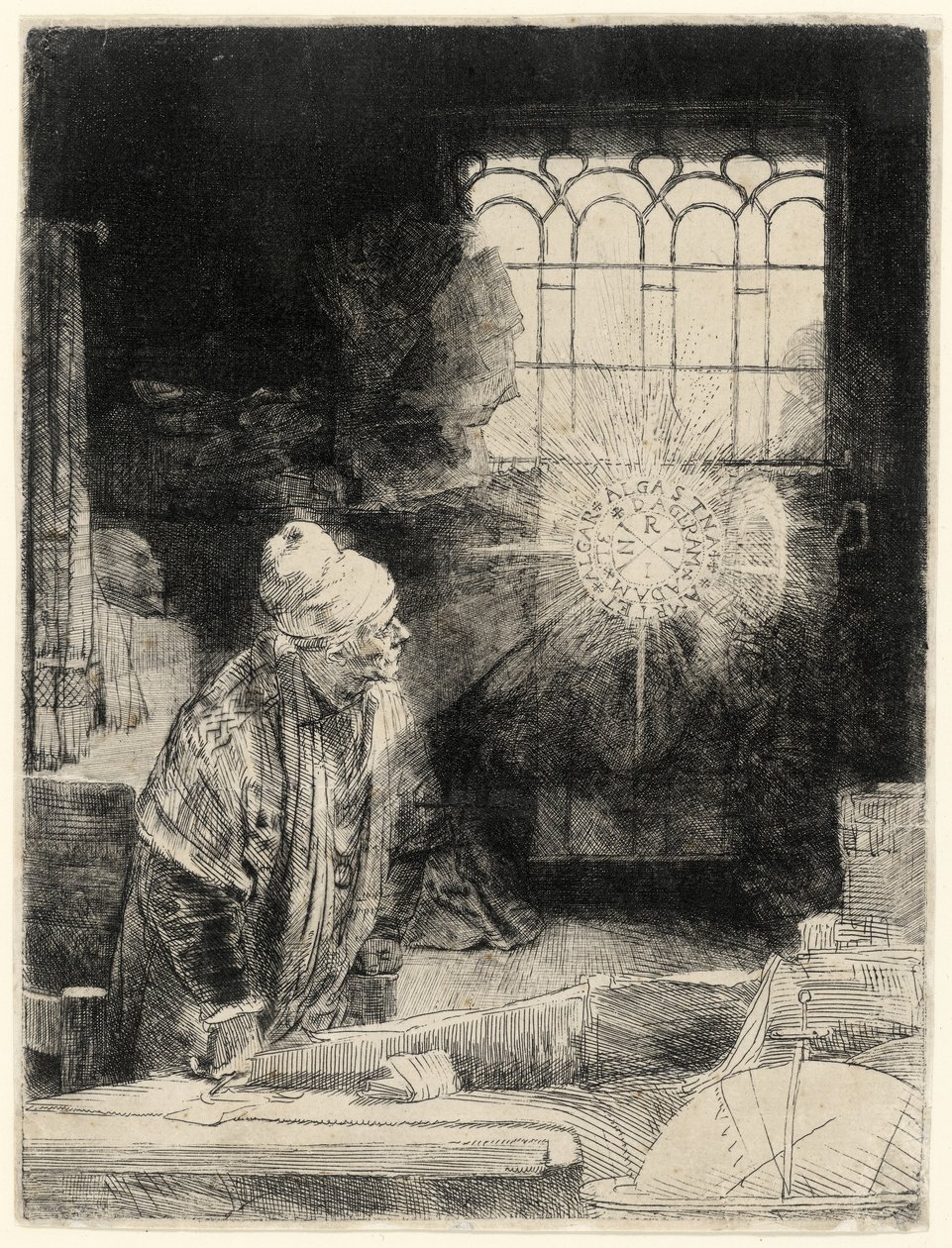 Faust | Rembrandt van Rijn | Estampe d'art