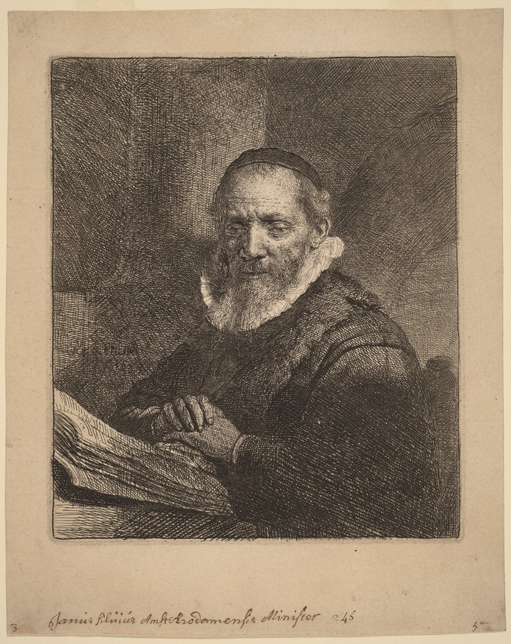 Jan Cornelisz Sylvius - Rembrandt van Rijn