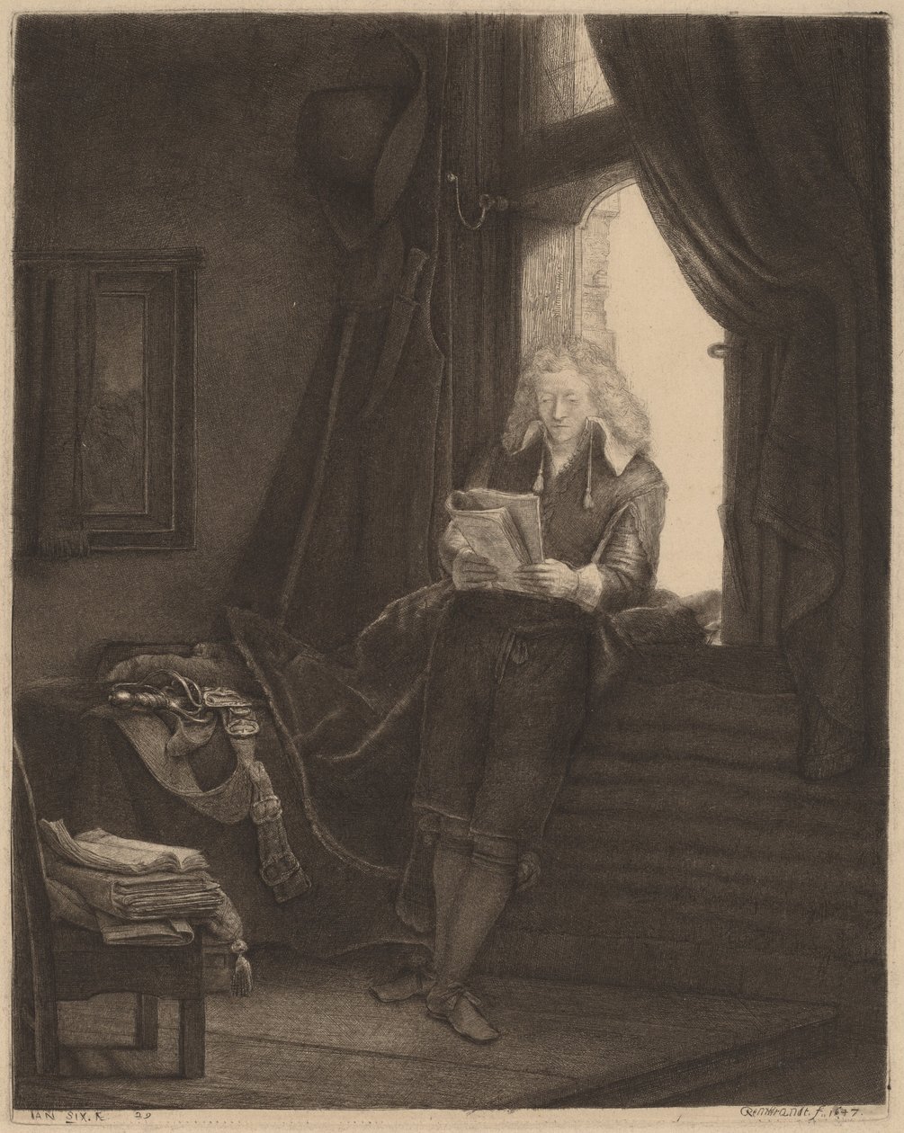 Jan Six - Rembrandt van Rijn