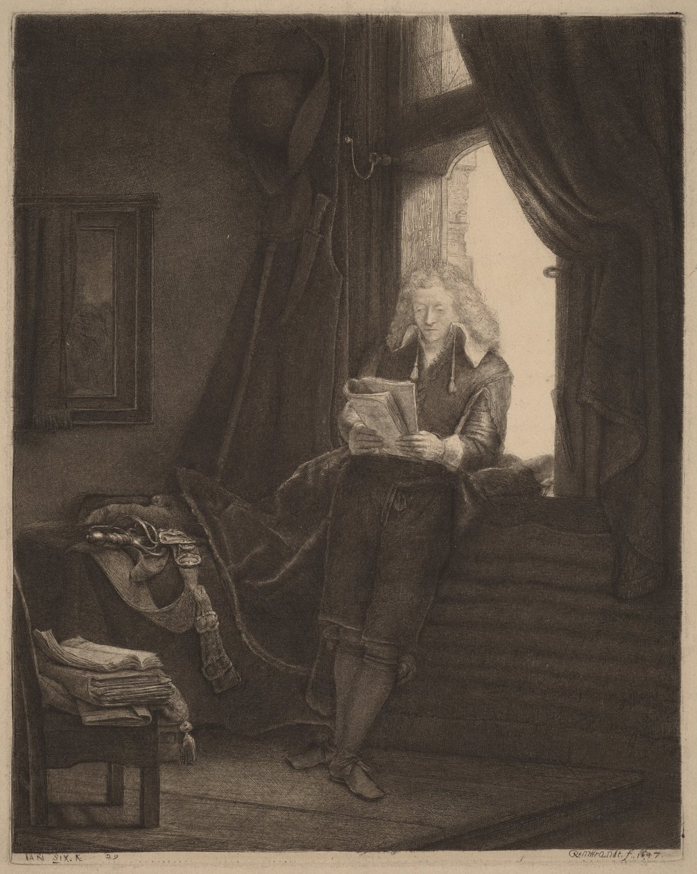 Jan Six - Rembrandt van Rijn