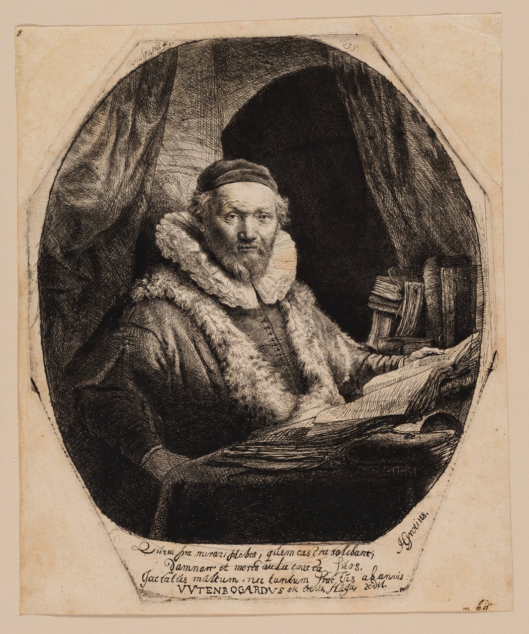 Jan Uytenbogaert, prédicateur des Remonstrants - Rembrandt van Rijn