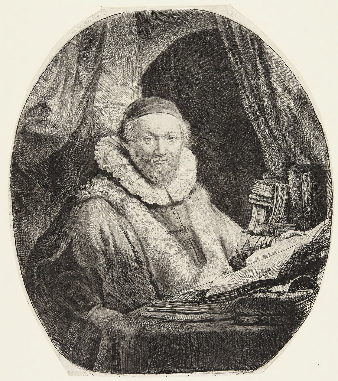 Jan Uytenbogaert, prédicateur des remonstrants - Rembrandt van Rijn