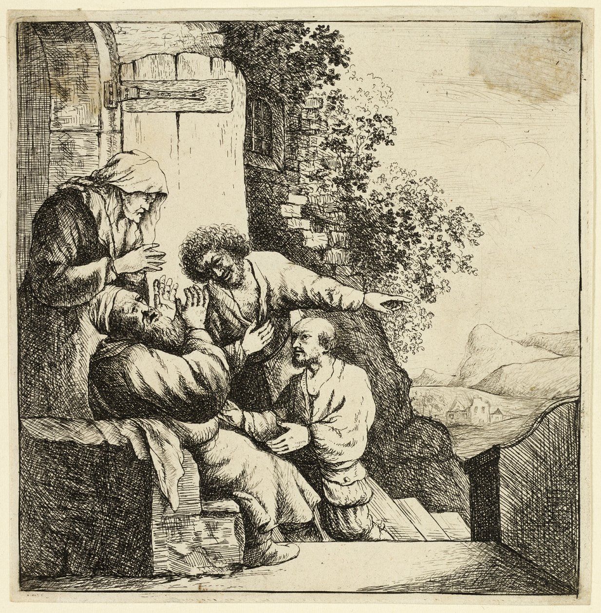 Le manteau de Joseph apporté à Jacob - Rembrandt van Rijn