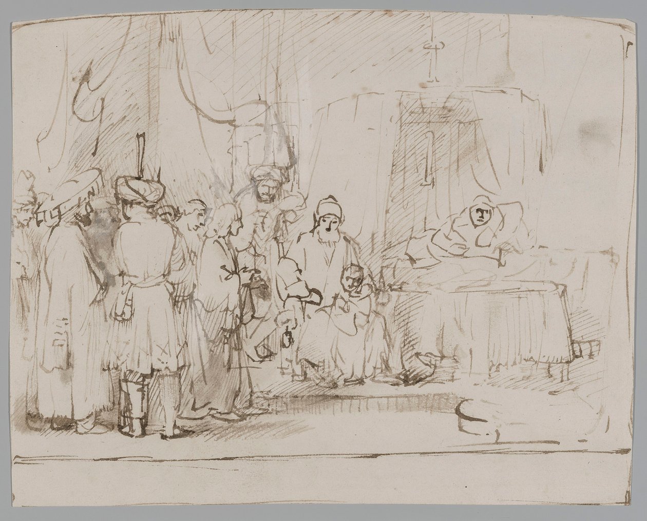 Joseph raconte ses rêves à ses parents et à ses frères - Rembrandt van Rijn