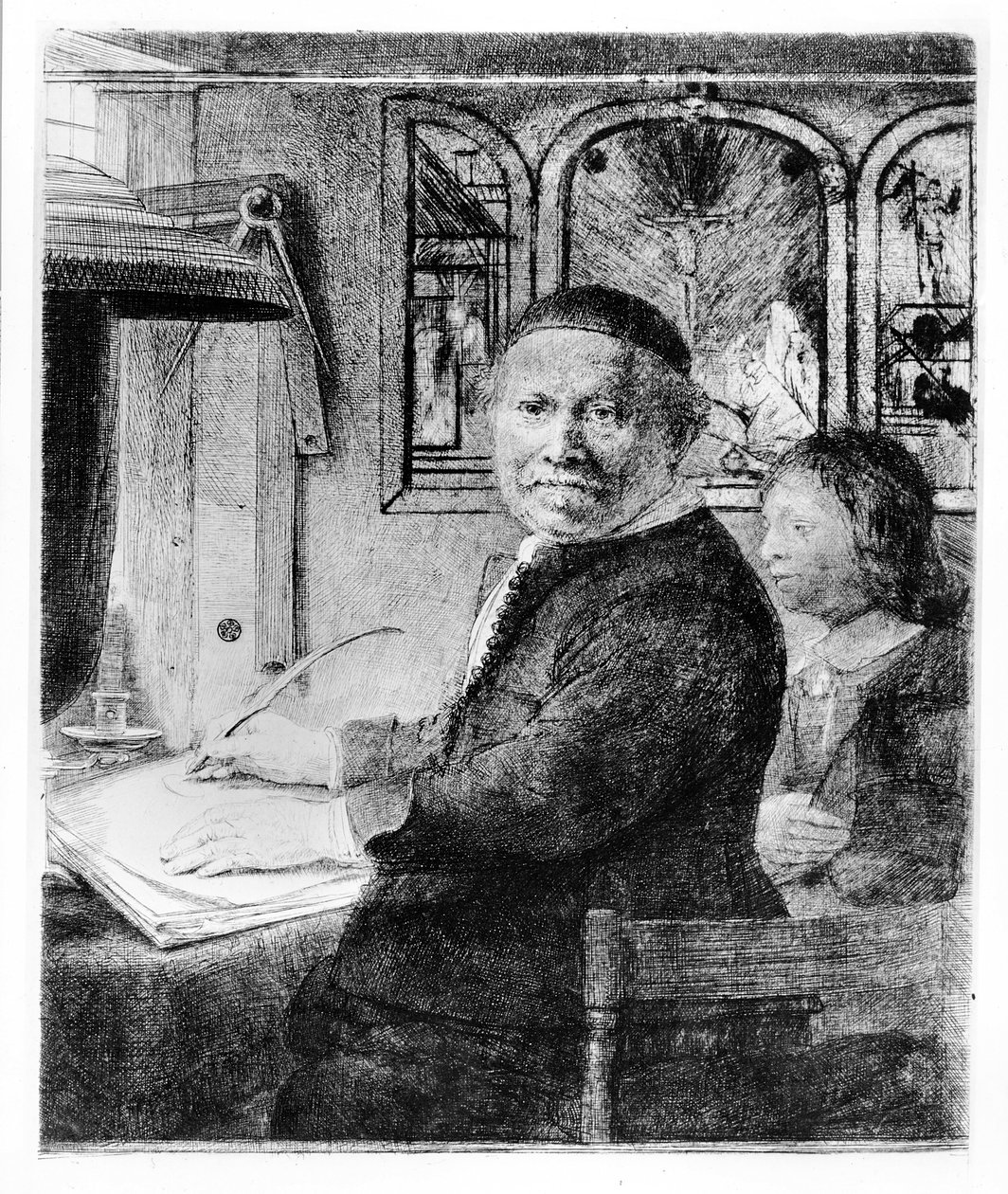 Lieven Willemsz van Coppenol, vers 1658 - Rembrandt van Rijn