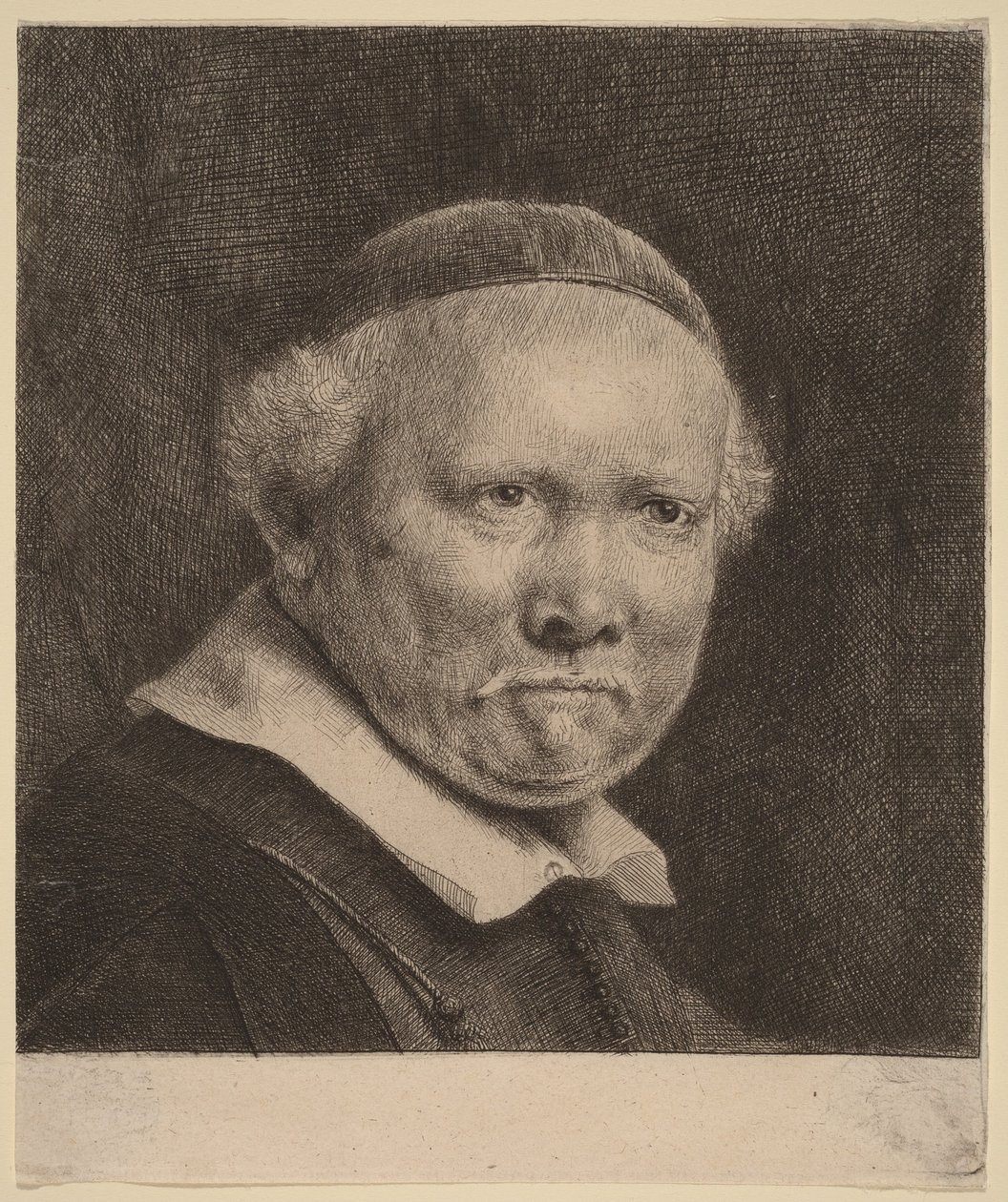 Lieven Willemsz van Coppenol : « The Larger Plate » - Rembrandt van Rijn