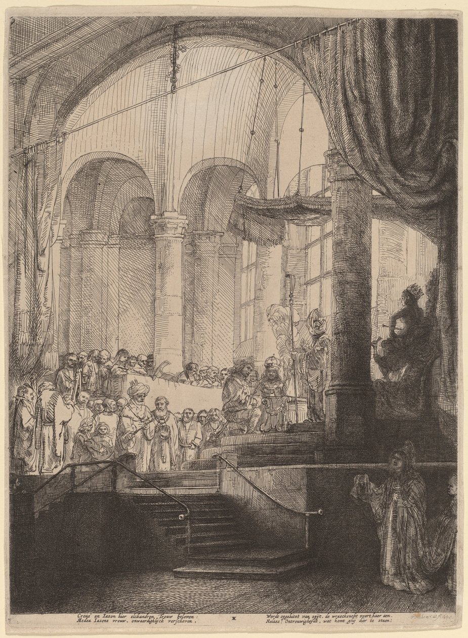 Médée, ou le Mariage de Jason et Créuse - Rembrandt van Rijn
