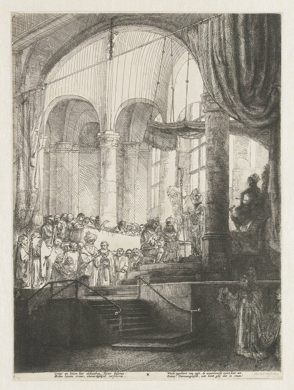 Médée : ou le mariage de Jason et Créuse - Rembrandt van Rijn