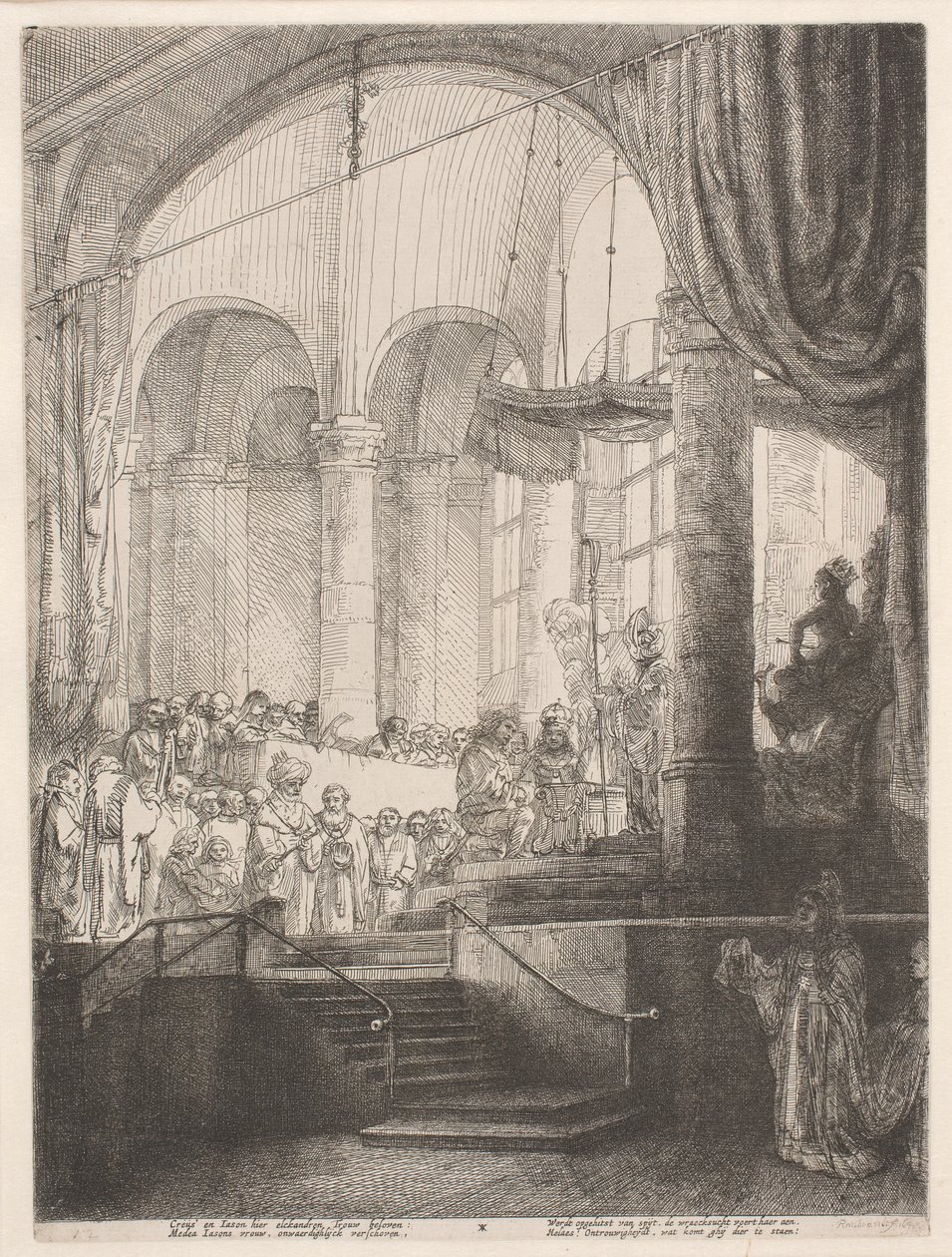 Médée : ou le mariage de Jason et de Créuse - Rembrandt van Rijn